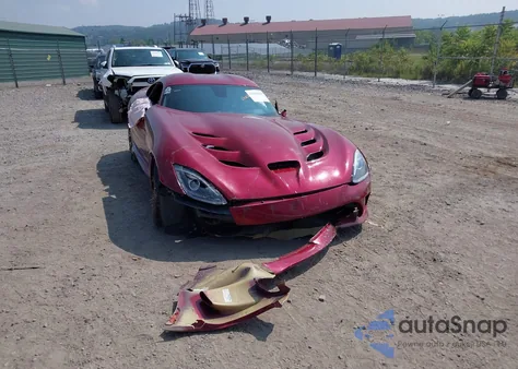 2017 Dodge Viper Gtc z USA, uszkodzony, nr VIN 1C3BDEDZ9HV500597